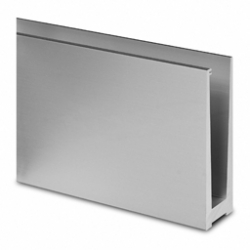 Profil montażowy Easy Glass SLIM ECO dla szkła od 12 do 21,52mm, odcinek 5 mb., aluminium, surowy